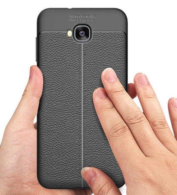 Asus Zenfone 4 Selfie ZD553KL Kılıf Niss Antişok Korumalı Deri Silikon Kapak - 8