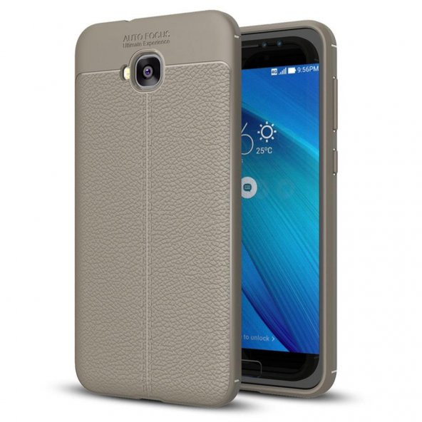 Asus Zenfone 4 Selfie ZD553KL Kılıf Niss Antişok Korumalı Deri Silikon Kapak - 10