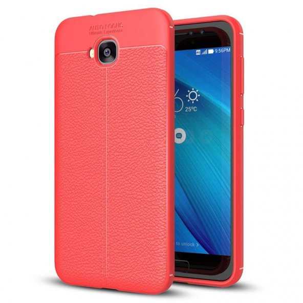 Asus Zenfone 4 Selfie ZD553KL Kılıf Niss Antişok Korumalı Deri Silikon Kapak - 11