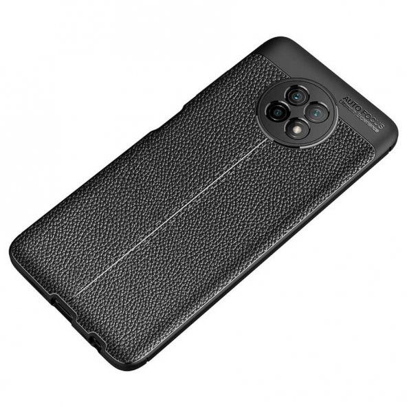 Xiaomi Redmi Note 9T Kılıf Niss Antişok Korumalı Deri Silikon Kapak - 7