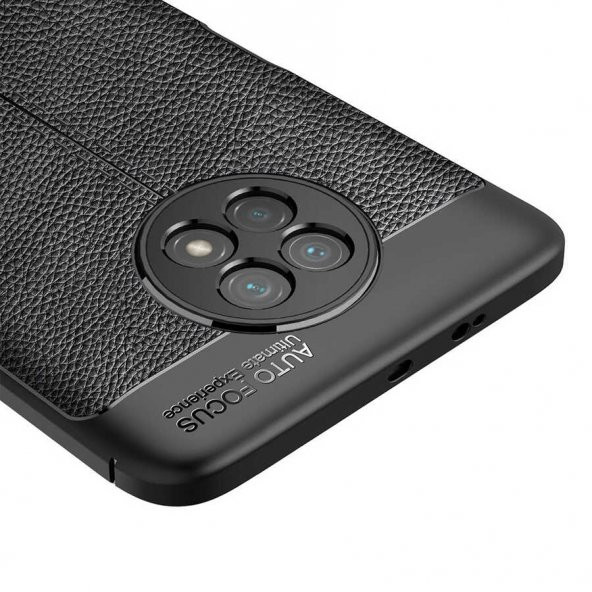 Xiaomi Redmi Note 9T Kılıf Niss Antişok Korumalı Deri Silikon Kapak - 11