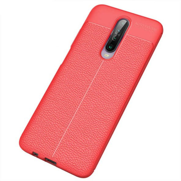 Xiaom Redmi K30 Kılıf Niss Antişok Korumalı Deri Silikon Kapak - 3