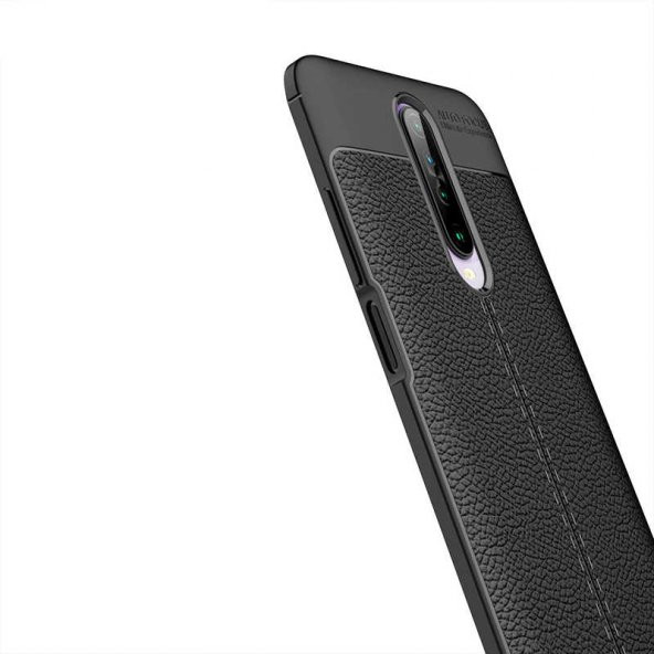 Xiaom Redmi K30 Kılıf Niss Antişok Korumalı Deri Silikon Kapak - 8