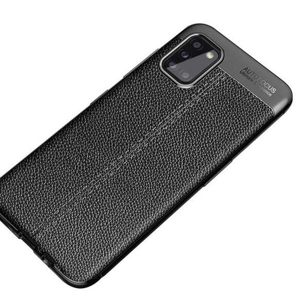 Samsung Galaxy A31 Kılıf Niss Antişok Korumalı Deri Silikon Kapak - 7