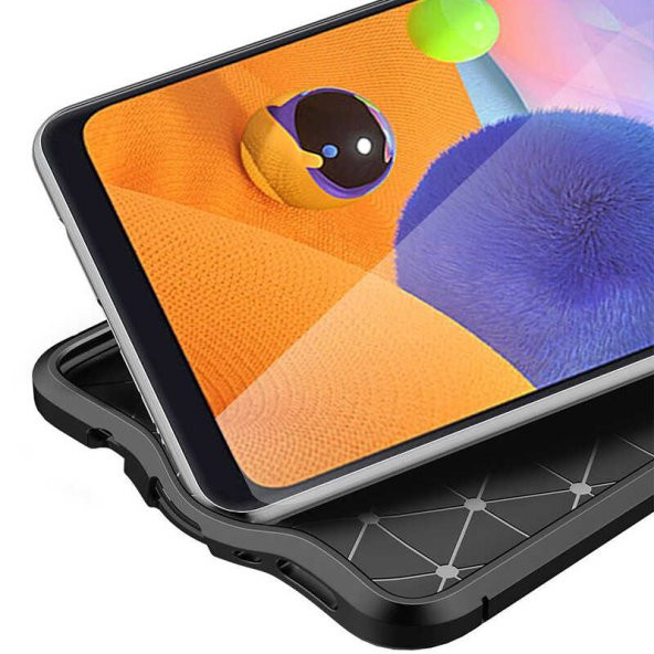 Samsung Galaxy A31 Kılıf Niss Antişok Korumalı Deri Silikon Kapak - 10