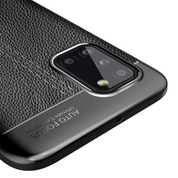 Samsung Galaxy A31 Kılıf Niss Antişok Korumalı Deri Silikon Kapak - 12
