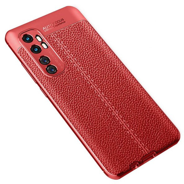 Xiaomi Mi Note 10 Lite Kılıf Niss Antişok Korumalı Deri Silikon Kapak - 7