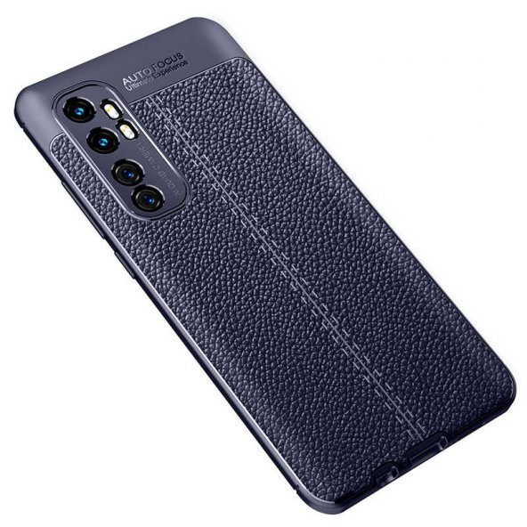 Xiaomi Mi Note 10 Lite Kılıf Niss Antişok Korumalı Deri Silikon Kapak - 8
