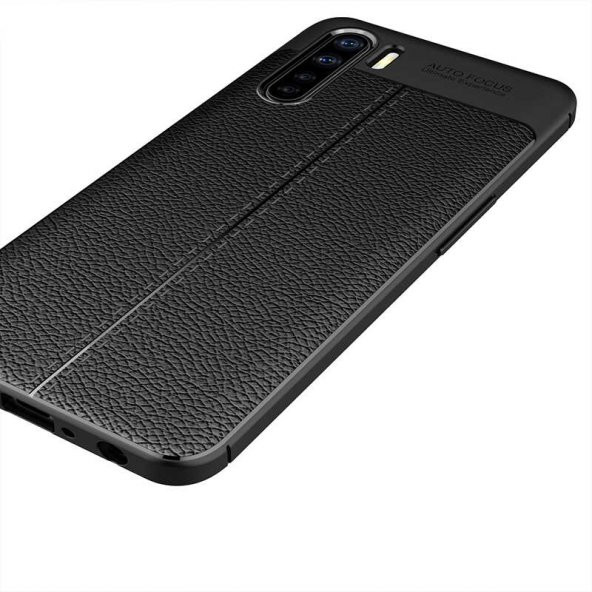 Oppo A91 Kılıf Niss Antişok Korumalı Deri Silikon Kapak - 8