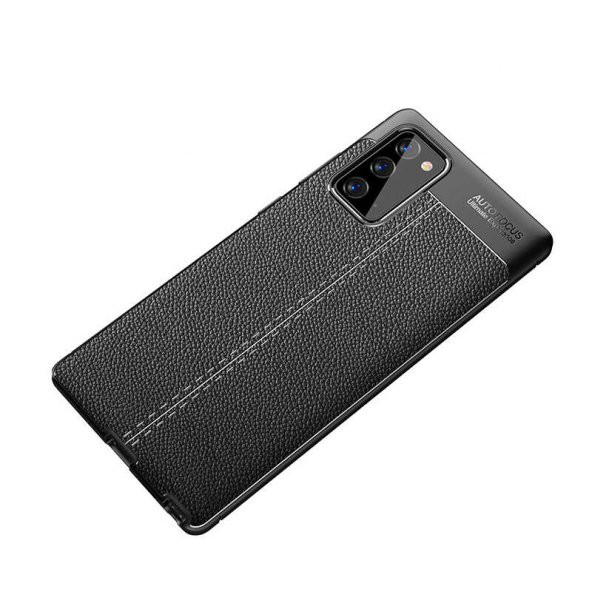 Samsung Galaxy Note 20 Kılıf Niss Antişok Korumalı Deri Silikon Kapak - 7