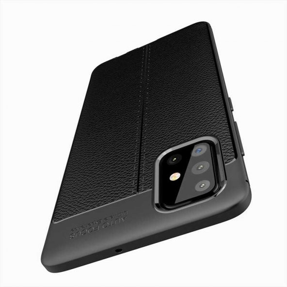 Samsung Galaxy M31S Kılıf Niss Antişok Korumalı Deri Silikon Kapak - 10