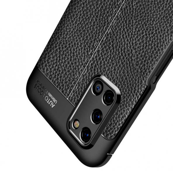 Oppo A52 Kılıf Niss Antişok Korumalı Deri Silikon Kapak - 10