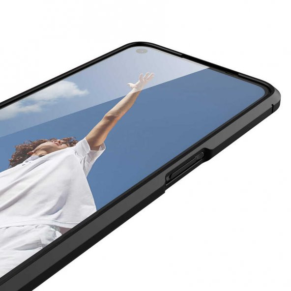 Oppo A52 Kılıf Niss Antişok Korumalı Deri Silikon Kapak - 12