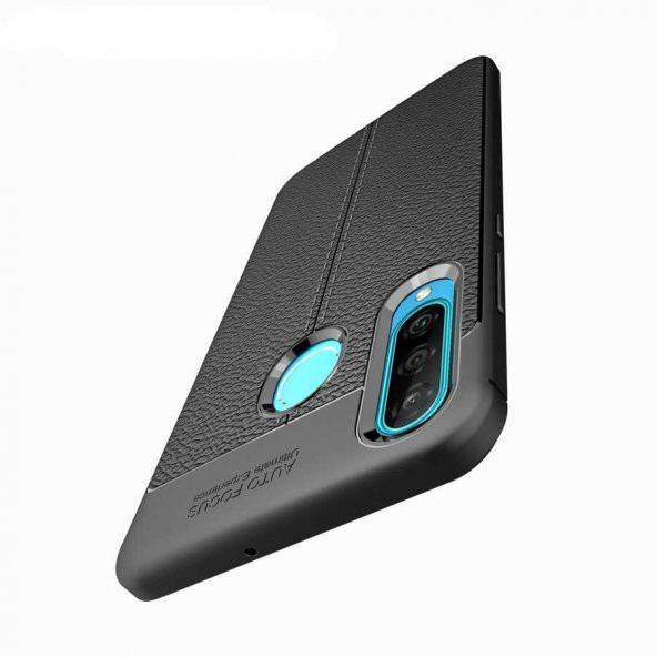 Huawei P30 Lite Kılıf Niss Antişok Korumalı Deri Silikon Kapak - 6