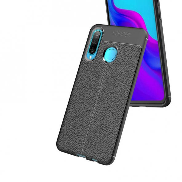 Huawei P30 Lite Kılıf Niss Antişok Korumalı Deri Silikon Kapak - 11