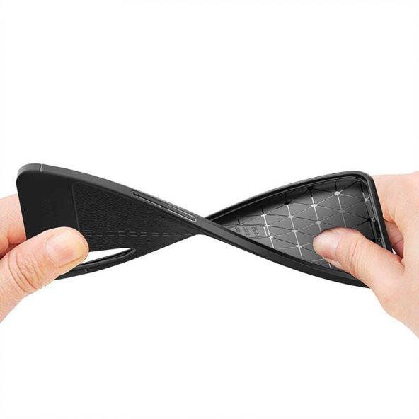 Oppo Reno 3 Kılıf Niss Antişok Korumalı Deri Silikon Kapak - 11