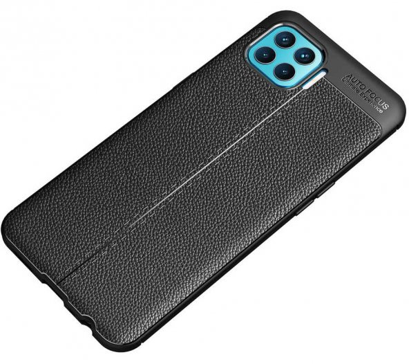 Oppo Reno 4 Lite Kılıf Niss Antişok Korumalı Deri Silikon Kapak - 6