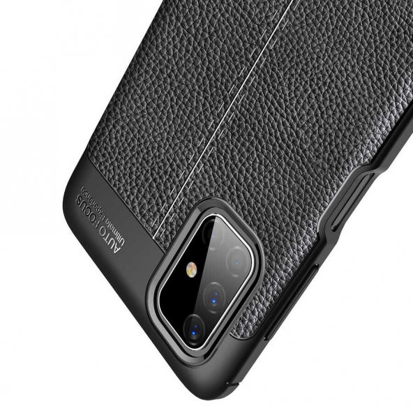 Samsung Galaxy M51 Kılıf Niss Antişok Korumalı Deri Silikon Kapak - 8