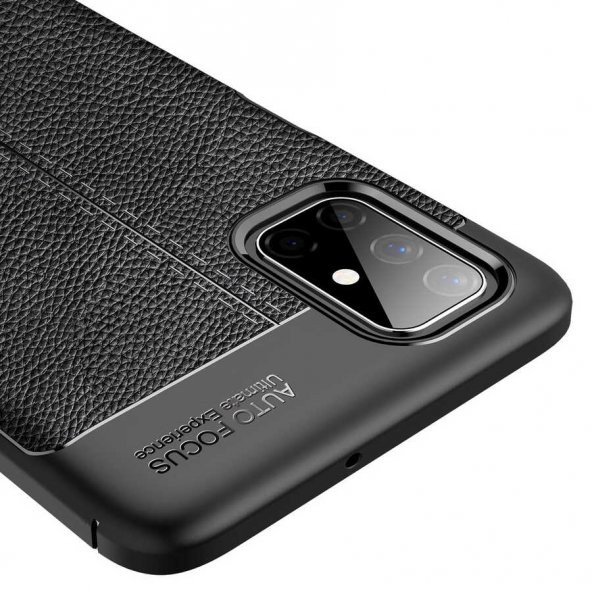 Samsung Galaxy M51 Kılıf Niss Antişok Korumalı Deri Silikon Kapak - 9