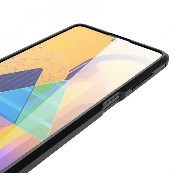 Samsung Galaxy M51 Kılıf Niss Antişok Korumalı Deri Silikon Kapak - 10