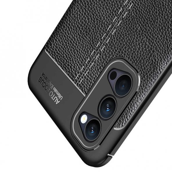 Oppo Reno 4 Kılıf Niss Antişok Korumalı Deri Silikon Kapak - 8