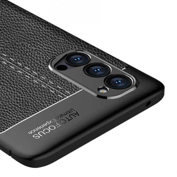 Oppo Reno 4 Pro 4G Kılıf Niss Antişok Korumalı Deri Silikon Kapak - 11