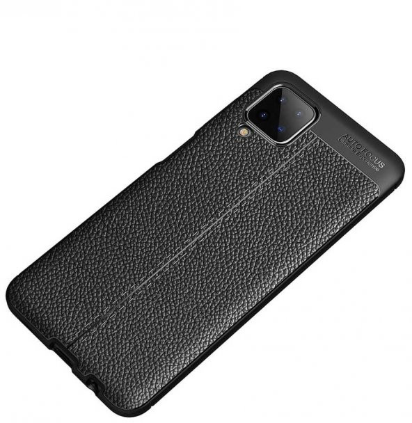 Samsung Galaxy A12 Kılıf Niss Antişok Korumalı Deri Silikon Kapak - 8