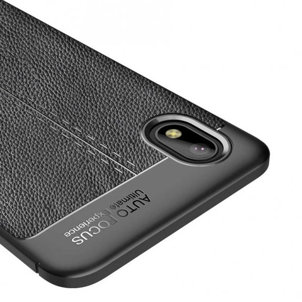 Samsung Galaxy A01 Core Kılıf Niss Antişok Korumalı Deri Silikon Kapak - 9