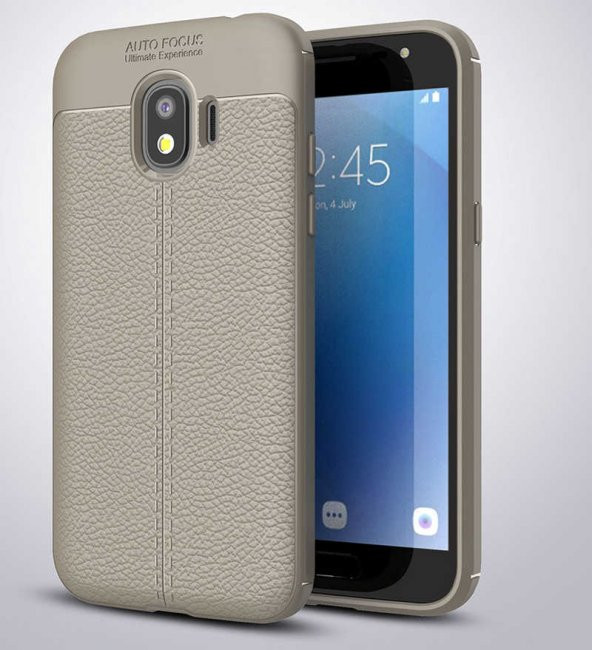 Samsung Galaxy J2 Pro 2018 Kılıf Niss Antişok Korumalı Deri Silikon Kapak - 4