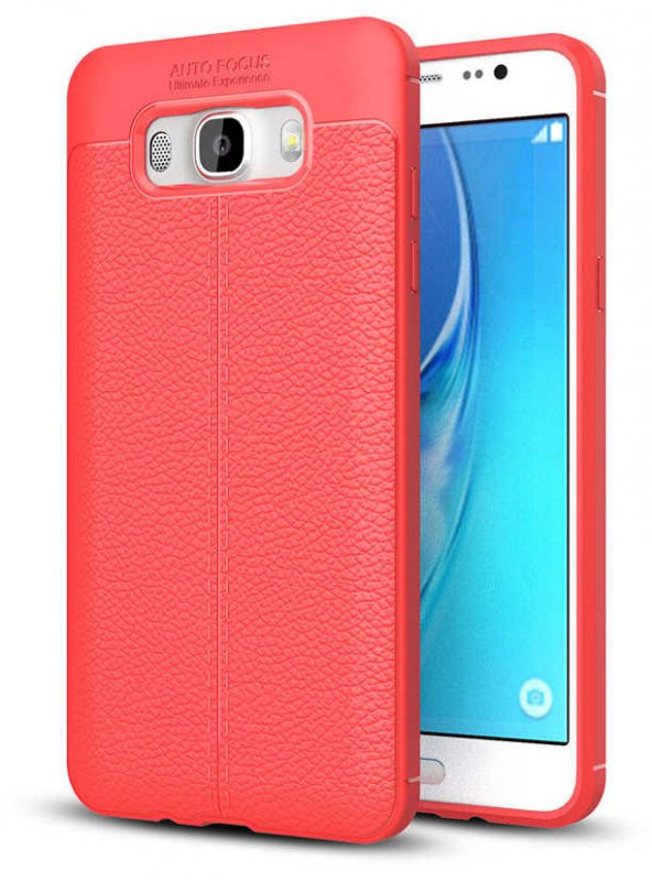 Samsung Galaxy J7 2016 Kılıf Niss Antişok Korumalı Deri Silikon Kapak - 4