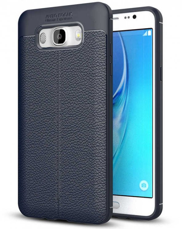 Samsung Galaxy J7 2016 Kılıf Niss Antişok Korumalı Deri Silikon Kapak - 6
