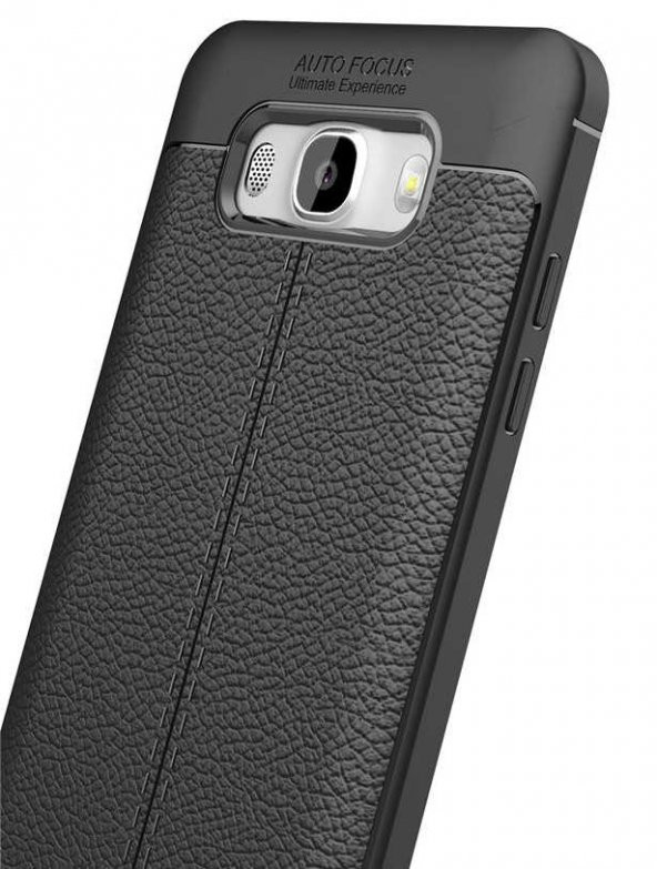 Samsung Galaxy J7 2016 Kılıf Niss Antişok Korumalı Deri Silikon Kapak - 11