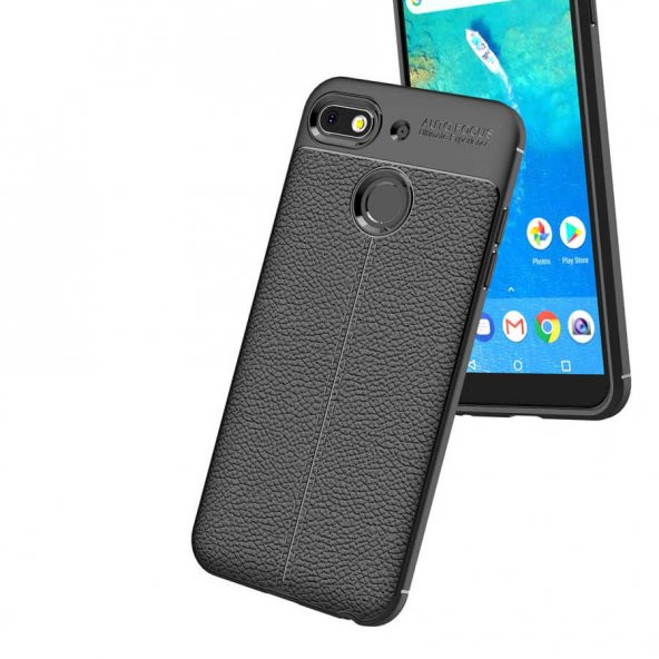 General Mobile 8 Go Kılıf Niss Antişok Korumalı Deri Silikon Kapak - 11
