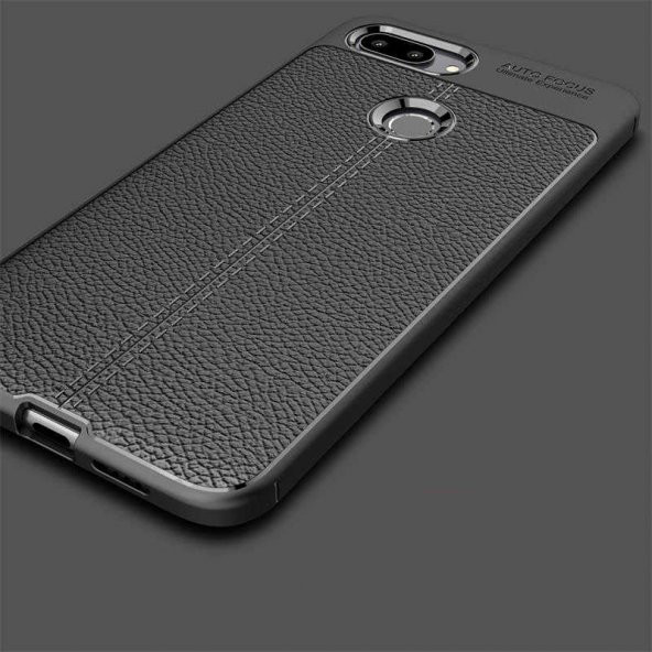 Xiaomi Mi 8 Lite Kılıf Niss Antişok Korumalı Deri Silikon Kapak - 11