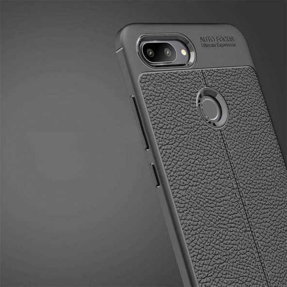 Xiaomi Mi 8 Lite Kılıf Niss Antişok Korumalı Deri Silikon Kapak - 12