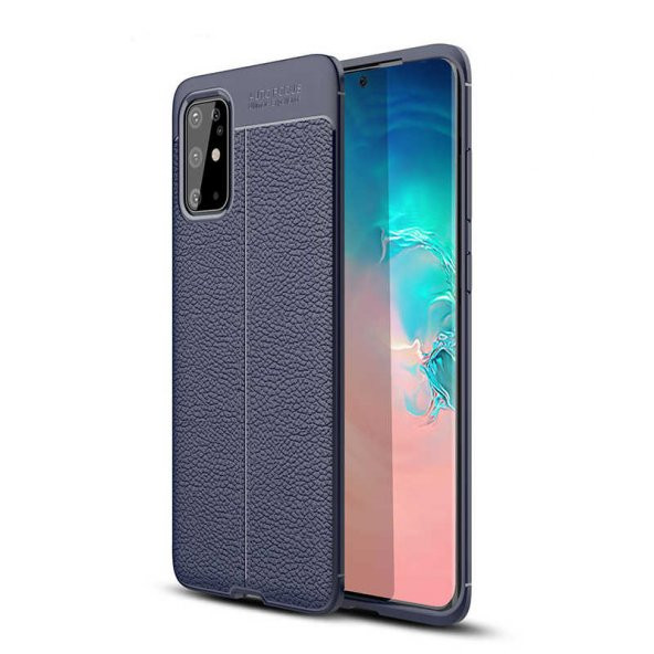 Samsung Galaxy S20 Plus Kılıf Niss Antişok Korumalı Deri Silikon Kapak - 3