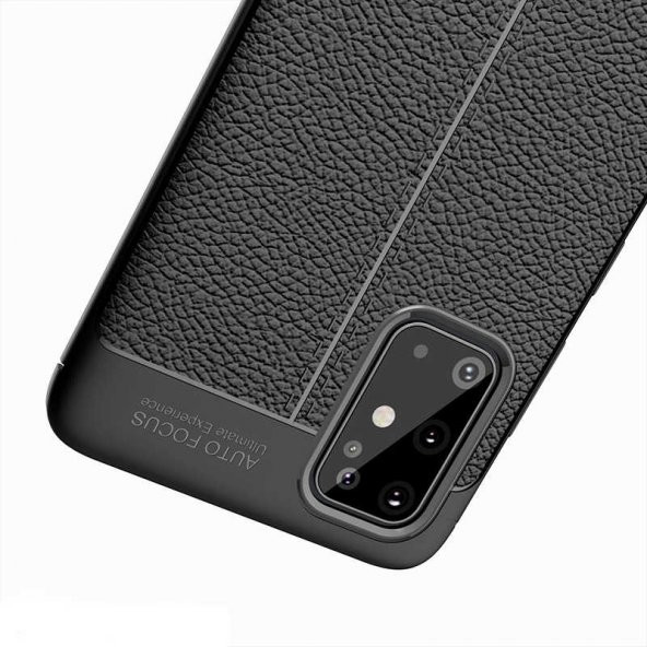 Samsung Galaxy S20 Plus Kılıf Niss Antişok Korumalı Deri Silikon Kapak - 5