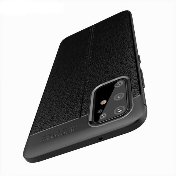 Samsung Galaxy S20 Plus Kılıf Niss Antişok Korumalı Deri Silikon Kapak - 6