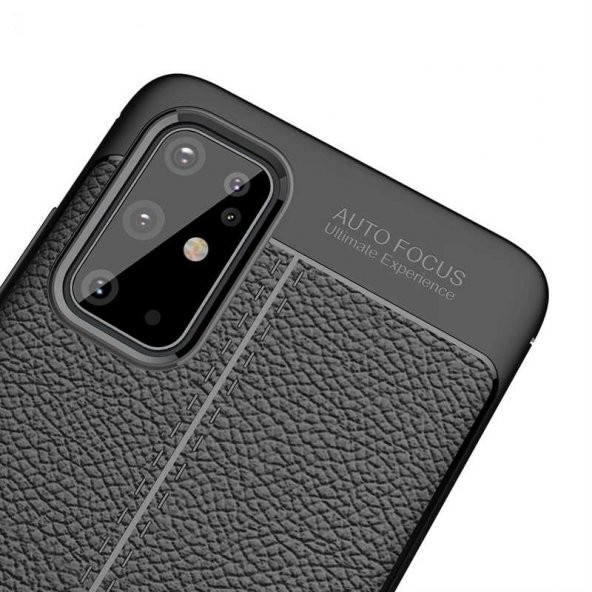 Samsung Galaxy S20 Plus Kılıf Niss Antişok Korumalı Deri Silikon Kapak - 12