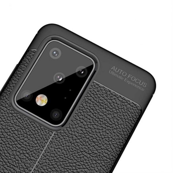 Samsung Galaxy S20 Ultra Kılıf Niss Antişok Korumalı Deri Silikon Kapak - 8