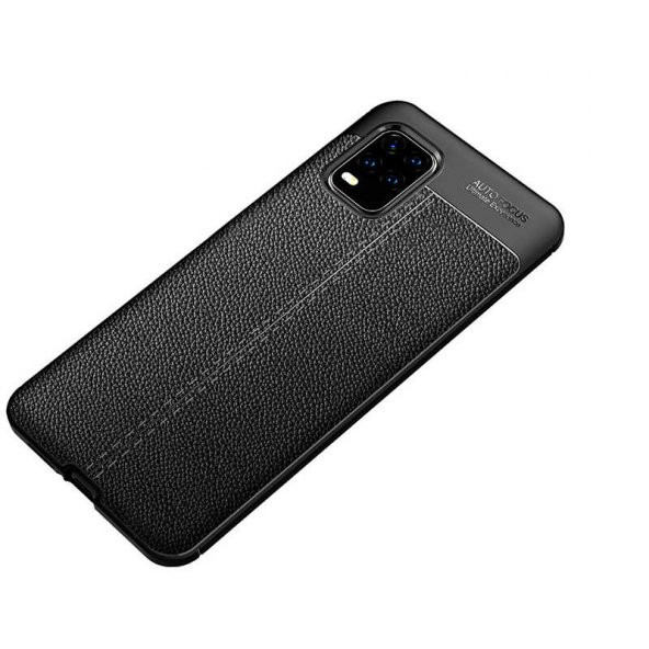Xiaomi Mi 10 Lite Kılıf Niss Antişok Korumalı Deri Silikon Kapak - 5
