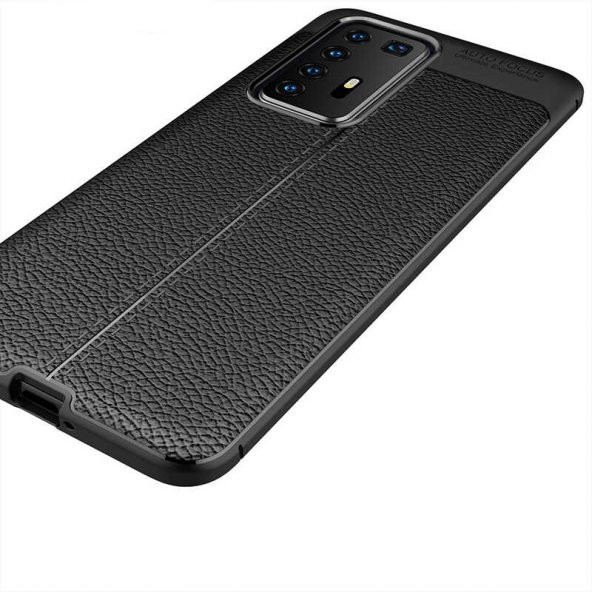 Huawei P40 Pro Kılıf Niss Antişok Korumalı Deri Silikon Kapak - 8
