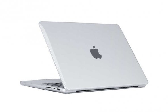Macbook 14.2 2021 A2242 Şeffaf Sert Koruma Kapağı Hava Kanallı Msofty - 3