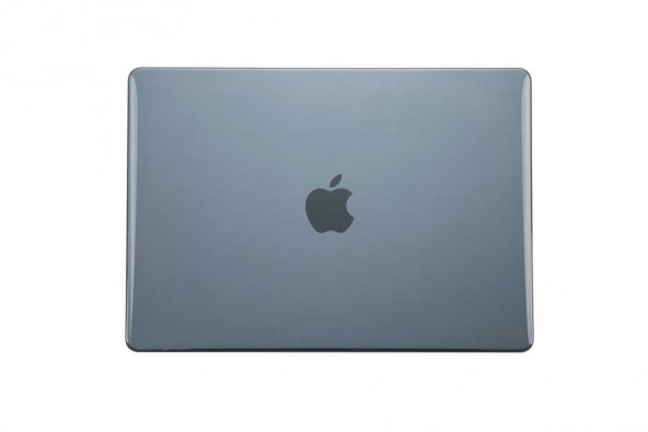 Macbook 14.2 2021 A2242 Şeffaf Sert Koruma Kapağı Hava Kanallı Msofty - 9