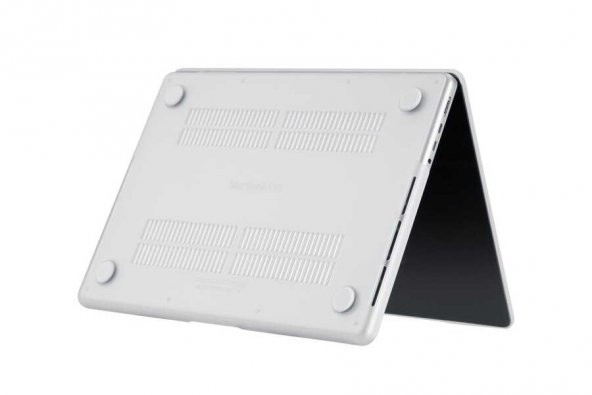 Macbook 16.2 2021 A2485 Şeffaf Sert Koruma Kapağı Hava Kanallı Msofty - 8