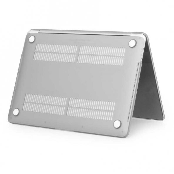 Macbook 13.3 Air 2020 A1932/A2179/A2337 Sert Koruma Kapağı Mat Hava Kanallı Msofty - 9