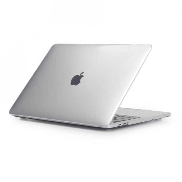 Macbook 13.3 Pro 2020 A2338/A1706/A1708/A1989 Şeffaf Sert Koruma Kapağı Hava Kanallı Msofty