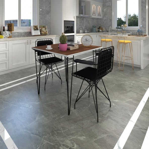 Knsz masa sandalye takımı hem75mazlum cvzsyh 060*060 klçsm 2 sandalye syhsyh kolçaklı sırt minderli