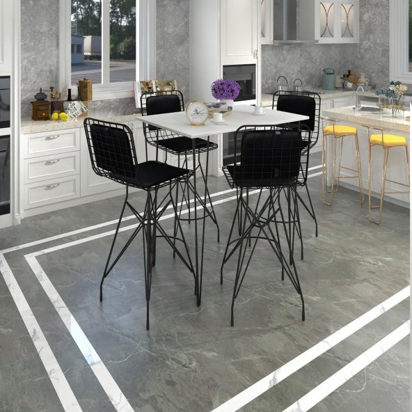 Knsz masa sandalye takımı hem105zengin byzsyh 100*070 4 sandalye syhsyh sırt minderli ürün görseli 1