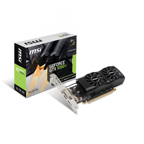 MSI GTX 1050 Ti 4GT LP DDR5 HDMI DP 128BİT - 1